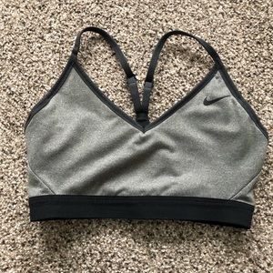 Gray/black Nike sports bra…size medium